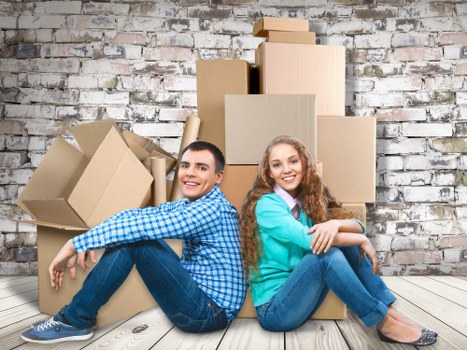 Local van service loading furniture for transport in Acton