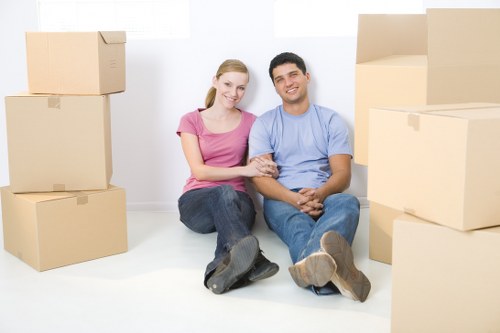 Commercial moving team planning an office relocation in Acton