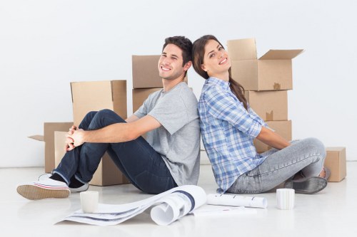 Movers working on a residential move in Acton