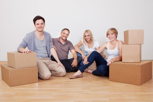 Professional packing and moving of office equipment for an Acton workplace