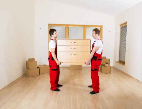 Commercial packing and unpacking support for an Acton business