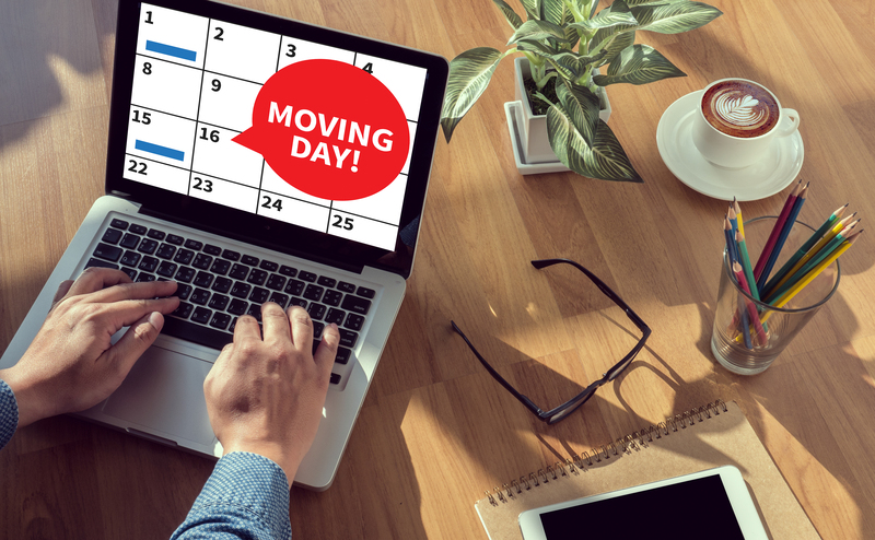 Checklist and packing preparation for an Acton house move